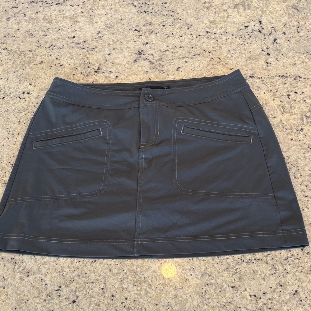 Prana Lena Charcoal Mini Skirt 4
